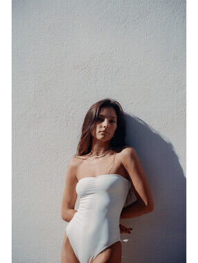 Mare Perpetua The Tube Moonstone One-Piece Swimsuit, XSmall, $168 NEW -swim 14